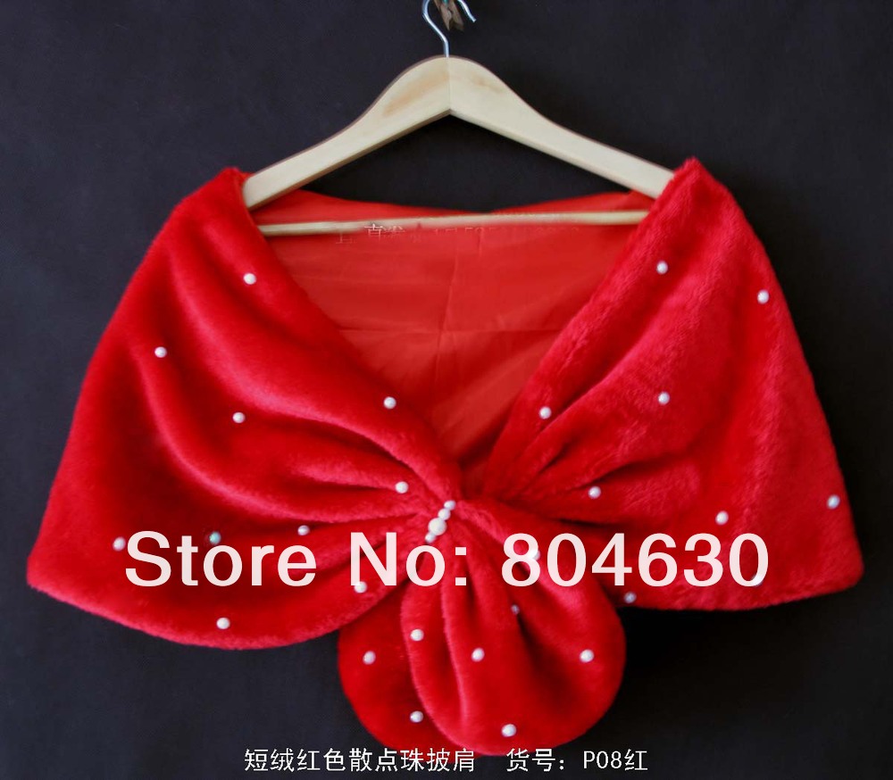 short hair scatter bead party waistcoat fashion bride shawl party cloak  EMS free shipping 8pcs/lot