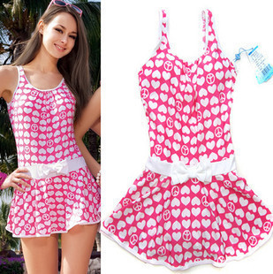 Short in size young girl one-piece dress swimwear female swimsuits 11177 12 - 16