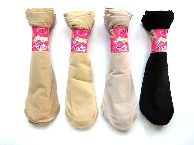 Short stockings summer women's ultra-thin socks Core-spun Yarn socks quality hook stockings male stockings