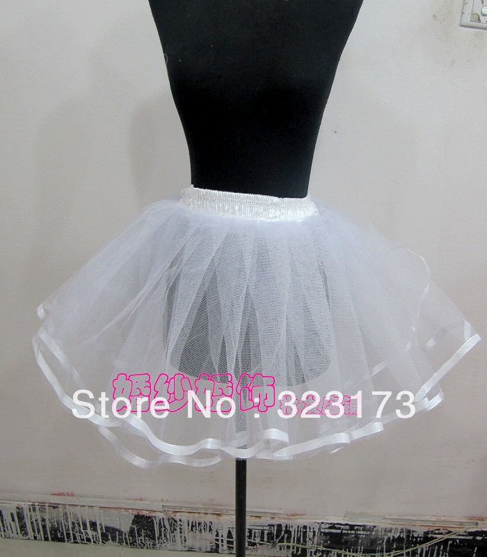 Short tulle princess tulle elastic waist puff skirt discount ballet petticoat