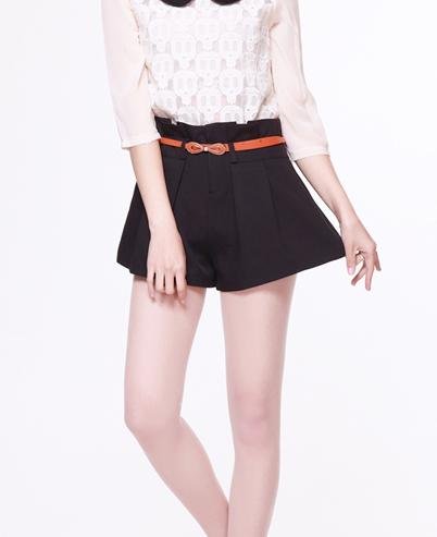 Shorts female summer han edition new candy colors of hot pants, tall waist bud skirts pants