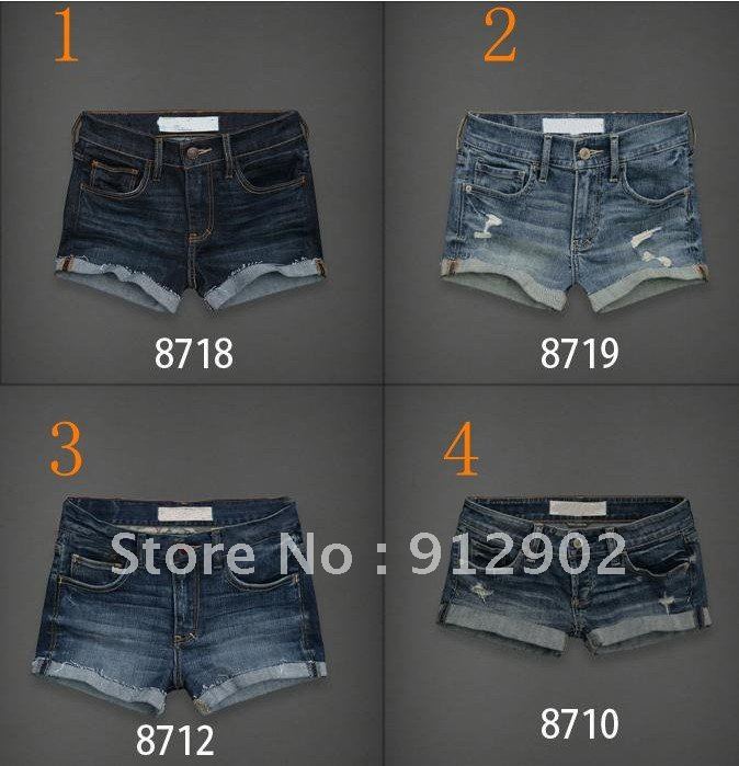 shorts women fashion 2012 free shipping hot sale high waisted denim shorts