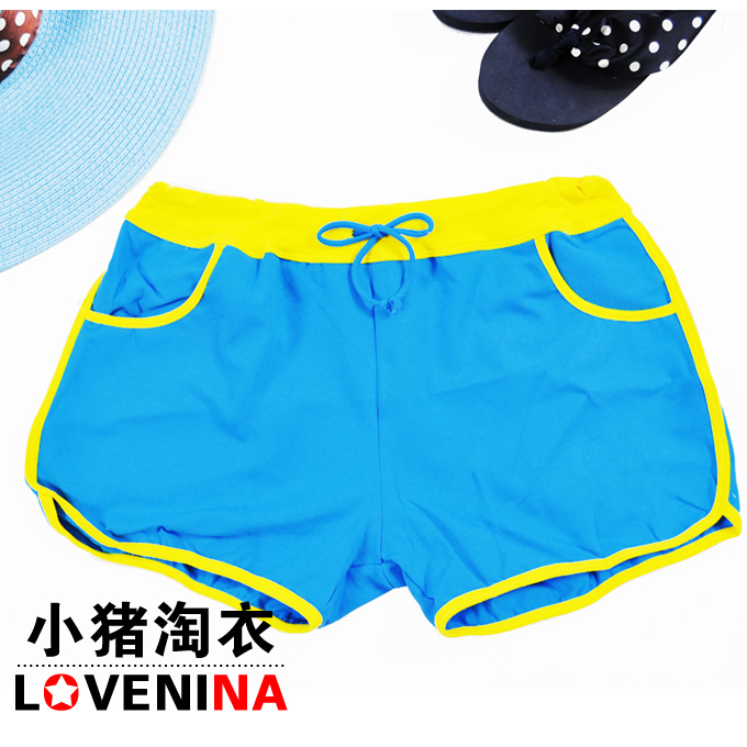 Shote clothing beach all-match beach pants blue