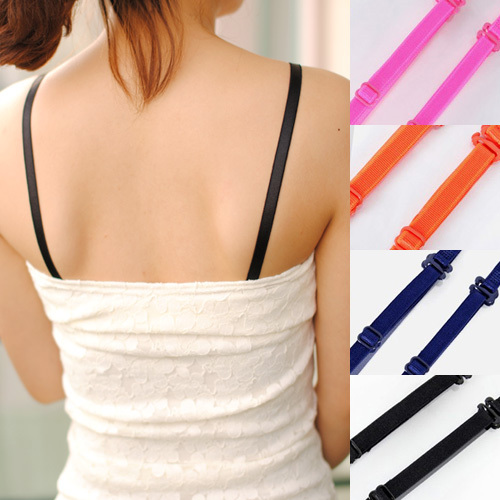 Shoulder strap bra belt 1cm candy color underwear ar3 pectoral girdle multicolour