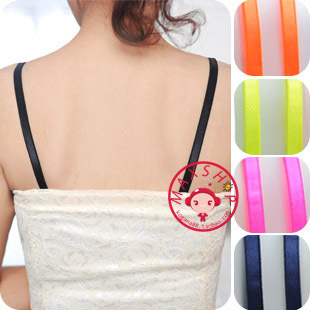 Shoulder strap bra belt 1cm candy color underwear ar3 pectoral girdle multicolour belt