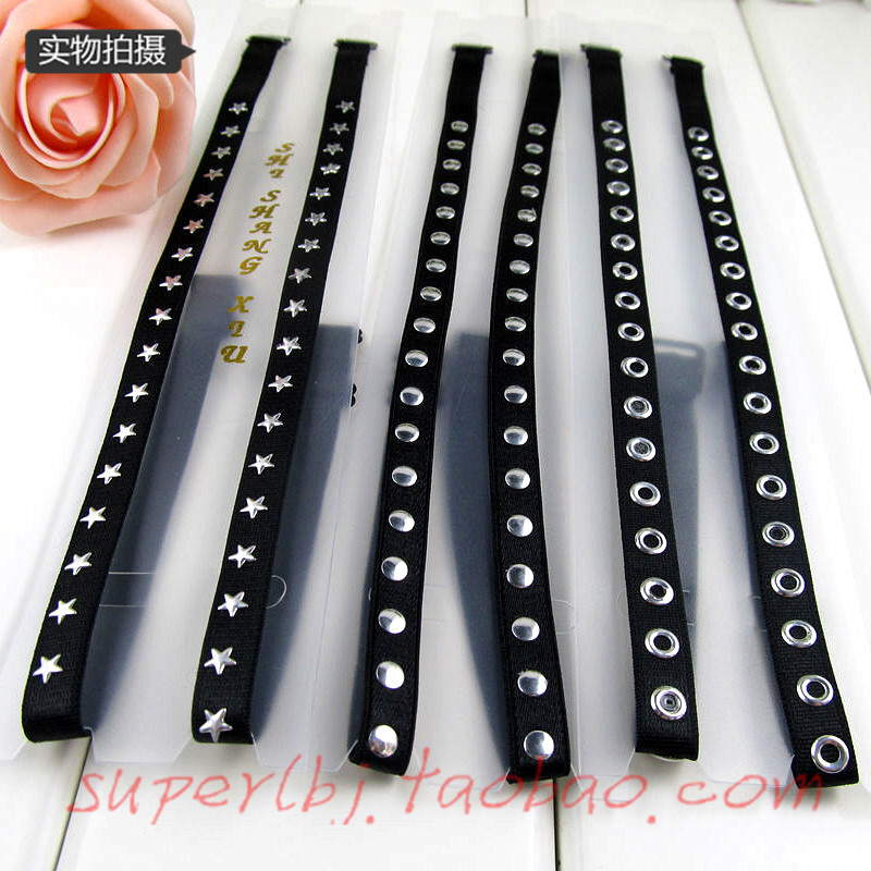 Shoulder strap bra belt sexy rivet black fashion underwear belt pectoral girdle mm double-shoulder