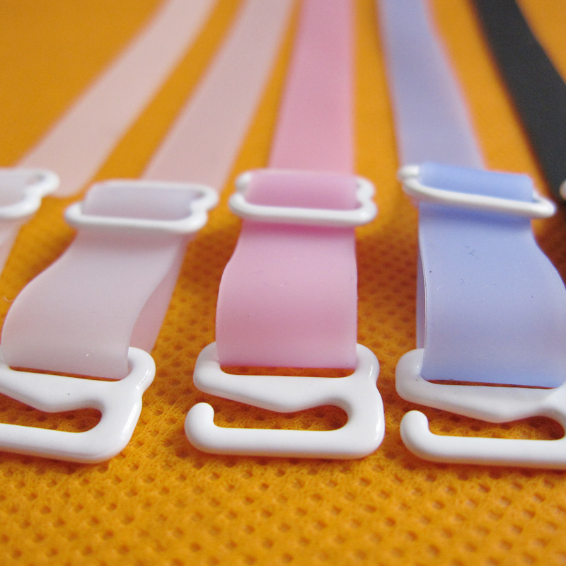 Shoulder strap broadened steel buckle silica gel shoulder strap invisible shoulder strap bra shoulder strap invisible tape