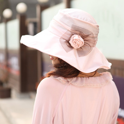 Siggi fresh summer spring and autumn women's hat   sunbonnet sun hat large beach cap