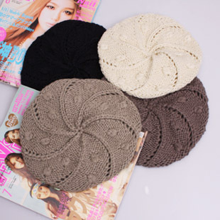 Siggi hat female winter knitted hat autumn and winter women's knitted hat female knitted hat