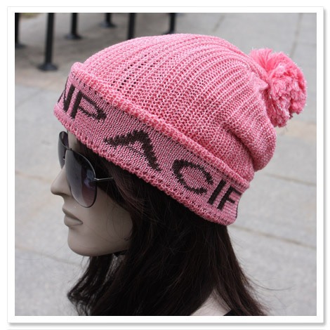 Siggi metal wire winter knitted hat women's autumn and winter knitted pocket hat