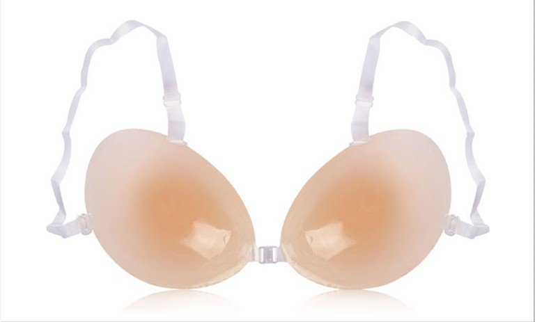 Silicone bra Free Bra Brassiere Invisible bras Breast A B C D Cup Nipple-shield Breast form