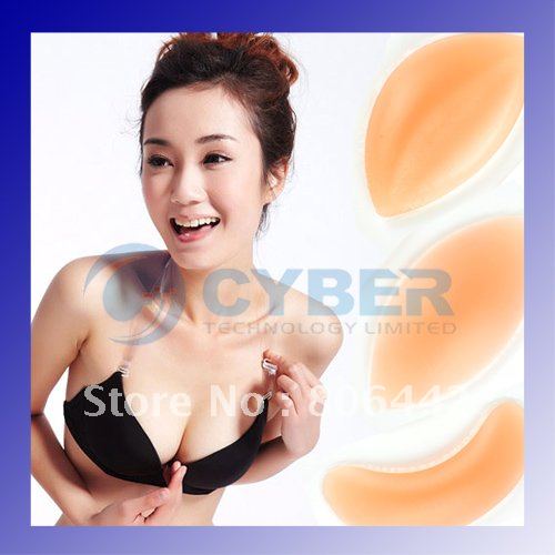 Silicone Gel Bra Super Stickiness Invisible Inserts Pads Push Up Enhancer Breast NO HARM Free Shipping