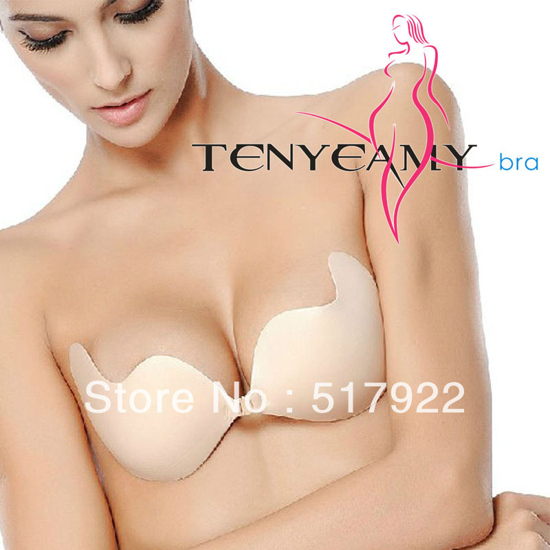 silicone invisible v bra