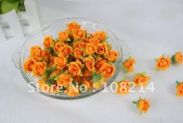 silk flower decoration flower DIY Flower head 100pcs/bag 2Cm
