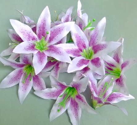 Silk flower large artificial flower lily flower lily flower 16 arch decoration