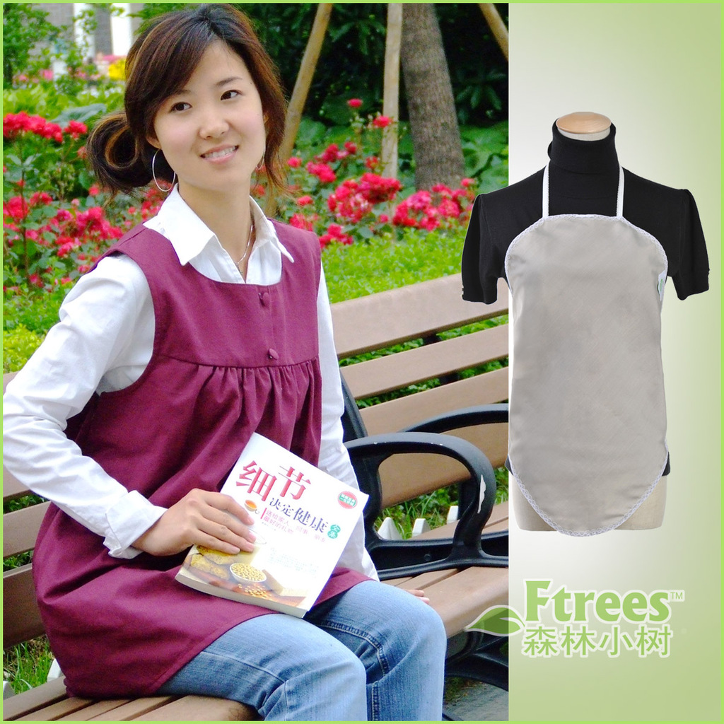 Silver fiber apron liner radiation-resistant maternity clothing maternity radiation-resistant cj1 m