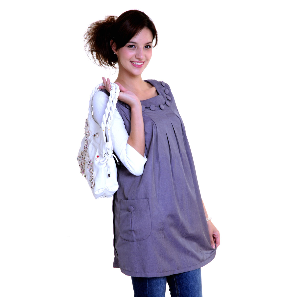 Silver fiber radiation-resistant f022 plus size radiation-resistant autumn and winter maternity clothing silver apron