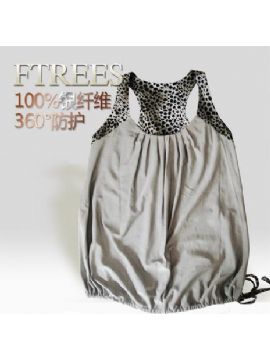 Silver fiber radiation-resistant maternity clothing radiation-resistant leopard print spaghetti strap gr6 m