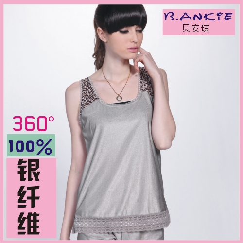 Silver fiber radiation-resistant maternity clothing radiation-resistant vest radiation-resistant spaghetti strap baq311c