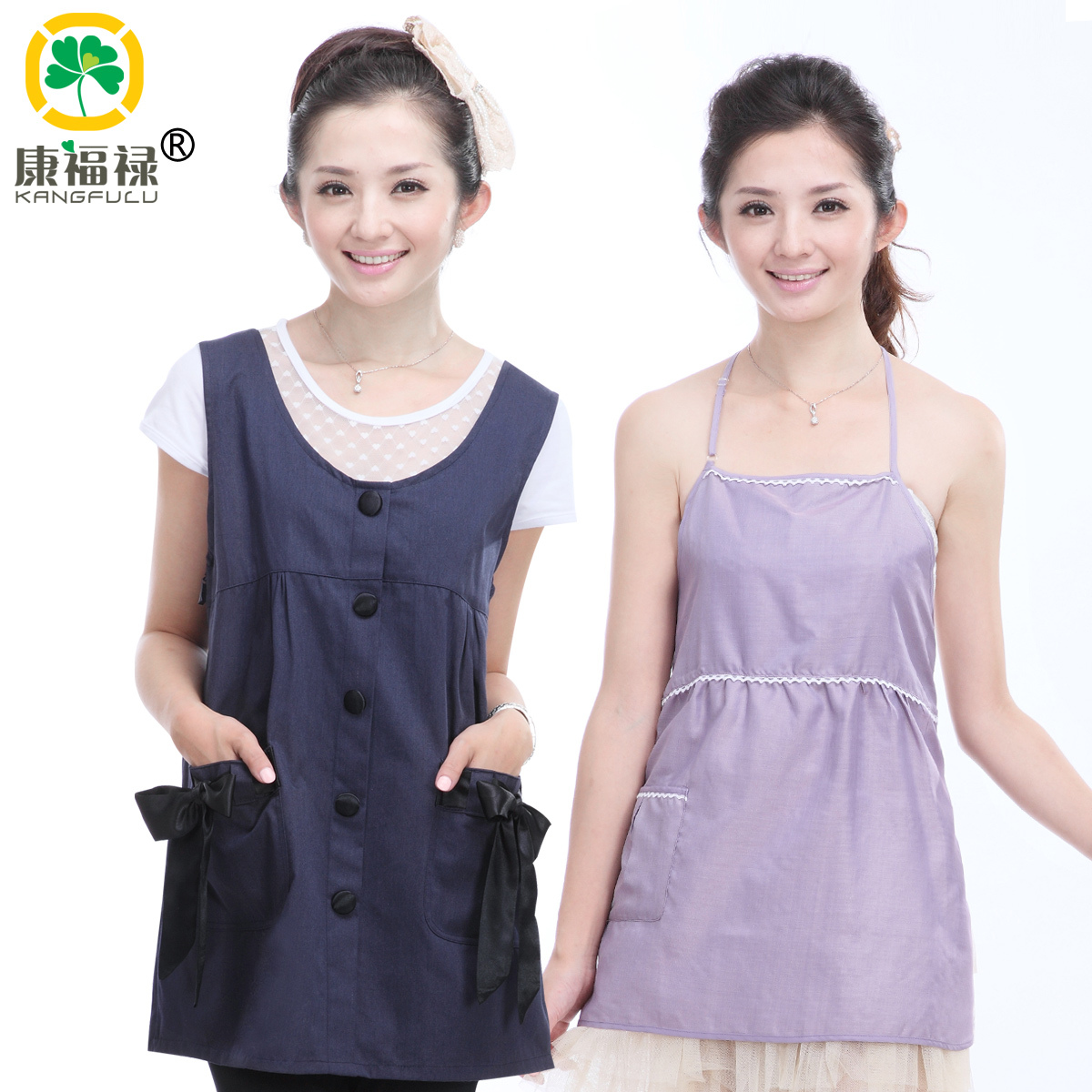 Silver fiber radiation-resistant maternity clothing vest silver fiber apron