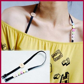 Single button on my shoulder straps hang adjustable belt shoulder straps Free shipping