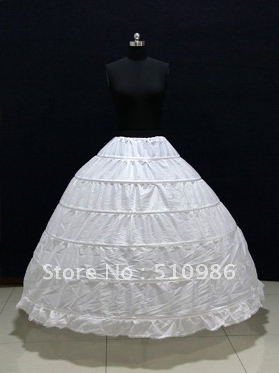Six-Steel-Hoops Ball Gown Wedding Petticoat