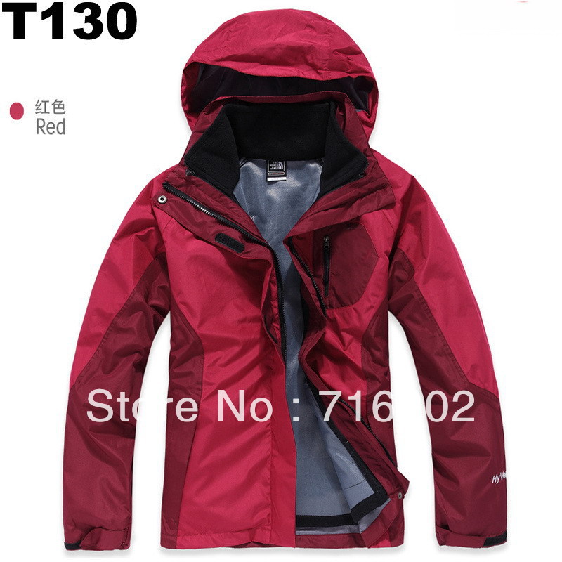 SKI Camping Windproof Windstopper Jackets Outerwear Coats T130 LADY S-XXL The stylish Women's sportswear have hooded