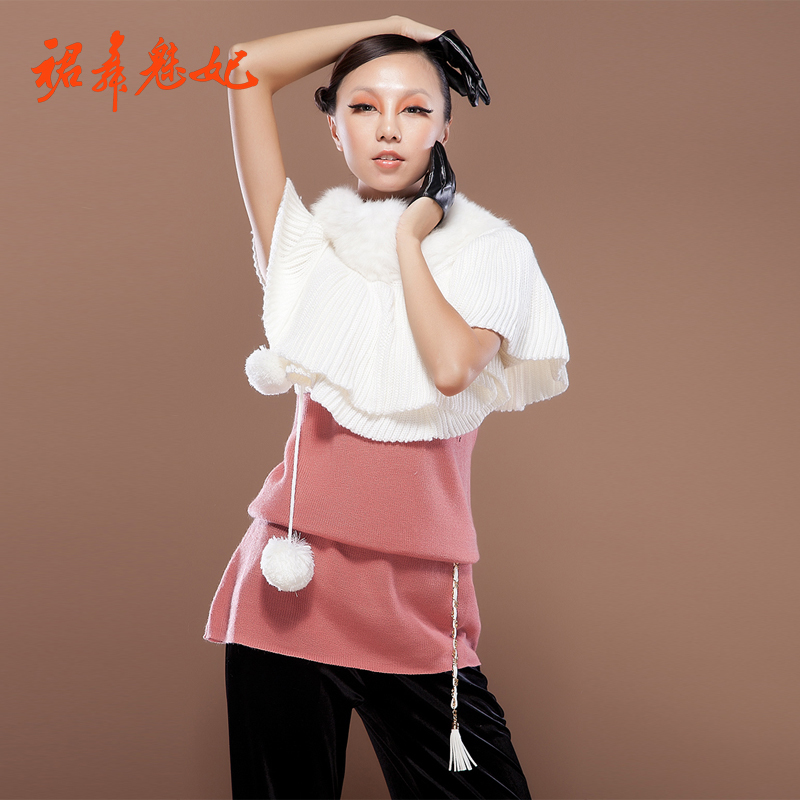 Skirt 2012 autumn fashion all-match cardigan knitted fur collar multifunctional scarf my20906-1