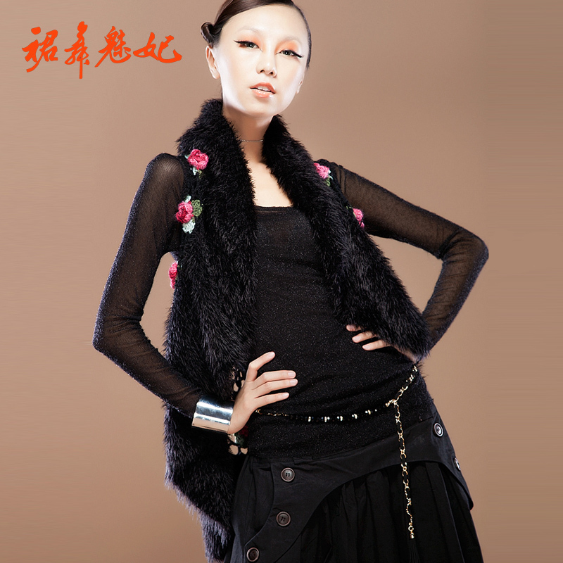 Skirt 2012 fashion crochet cardigan gentlewomen casual sleeveless sweater my20902-1