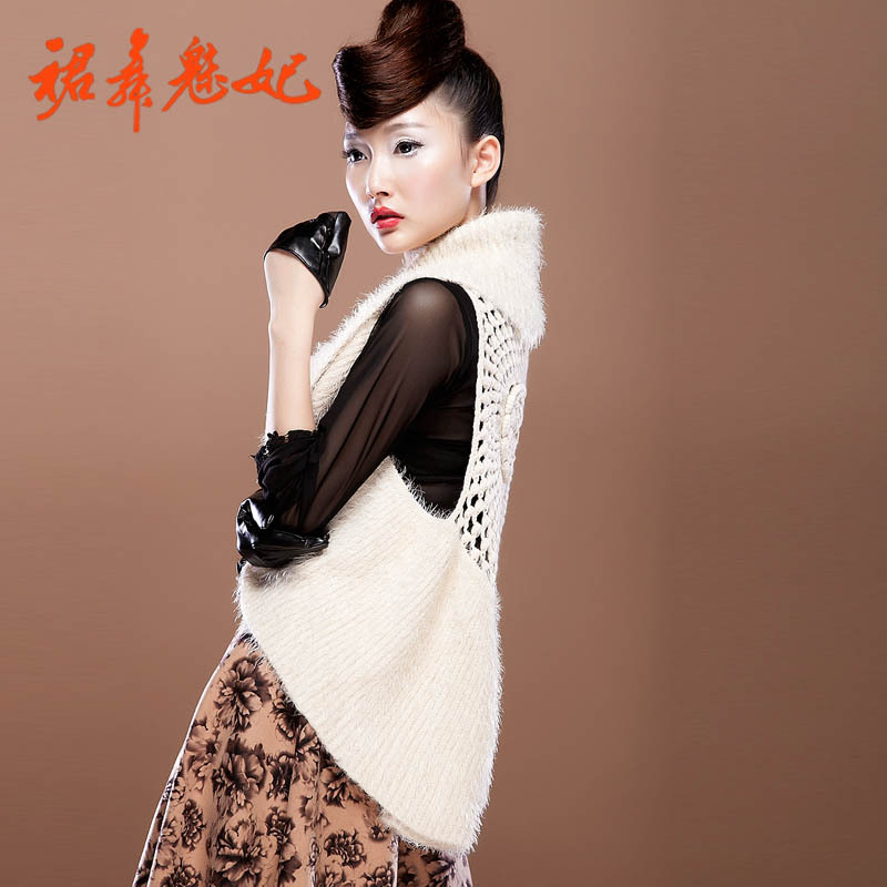 Skirt fashion knitted crochet knitted vest 2012 formal gentlewomen sweater my20916