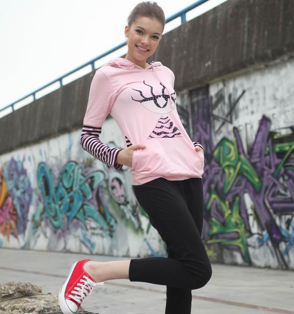 Sleepwear spring and autumn sports set women's y824 lounge