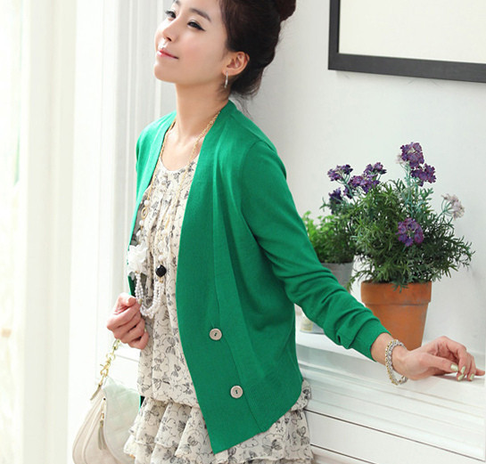 Slim 2012 gentlewomen kaross double breasted cardigan