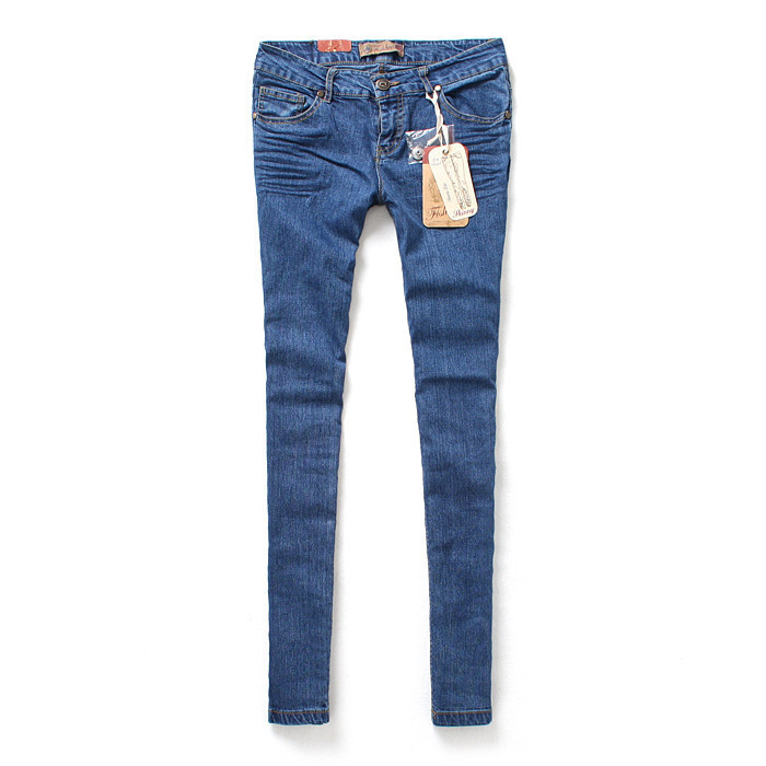 Slim denim skinny pants women's denim boot cut jeans basic jeans