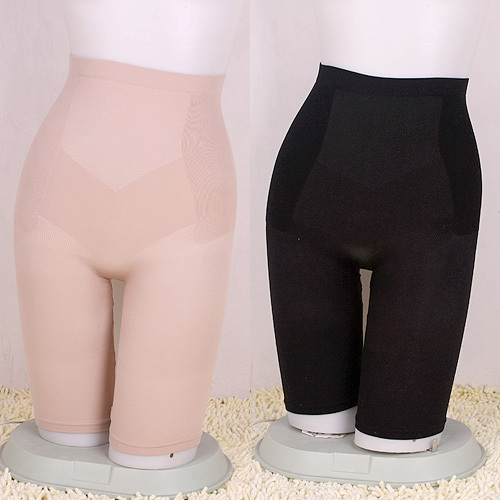 Slim inverted-pan thimbleberry seamless abdomen drawing stovepipe beauty care pants body shaping pants knee-length pants bp5824