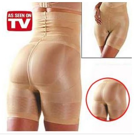 Slim Lift Tummy Bum Thigh Trimmer Firm Control Body Shaper Black Nude S-XXXL