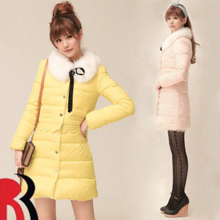 Slim long design wadded jacket cotton-padded jacket outerwear 11855 free shipping