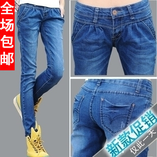 Slim pencil pants casual pants harem pants female trousers 2012