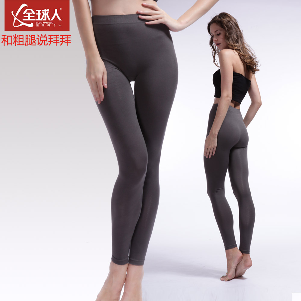 Slim spring and autumn body shaping women's legging female tight beauty care mid waist stovepipe ankle length trousers