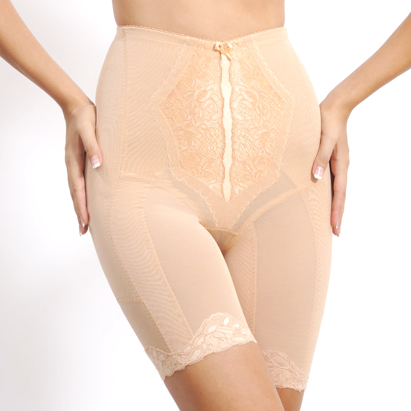 Slim waist abdomen drawing butt-lifting panties mid waist thin body shaping beauty care pants