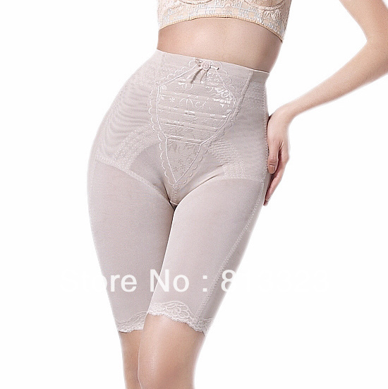 Slim waist abdomen drawing stovepipe corselets pants butt-lifting beauty care pants