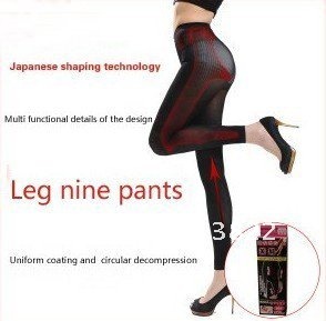Slimming pants germanium spats Shorts Leg Pants for leggings shaping slender pants ultra thin,FREE SHIPPING,10PCS/LOT