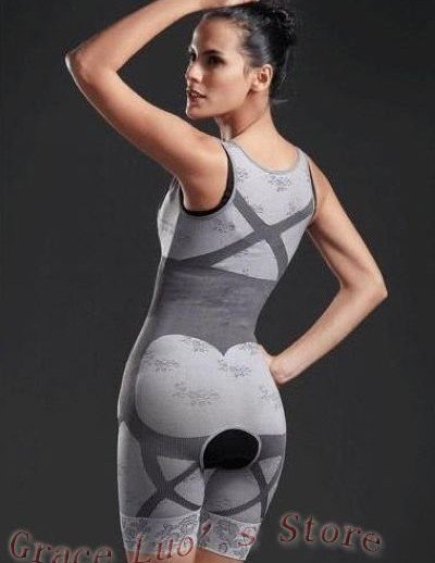 Slimming Suit Natural Bamboo Charcoal Slimming Bodysuit Body Shaping Clothing Natural Magic UnderwearSize S-M L-XL