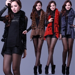 Small autumn and winter women casual wool cardigan solid color no button all-match medium-long outerwear