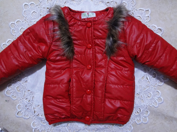 Small children's clothing autumn female child outerwear 2012 baby child leather clothing jacket autumn and winter