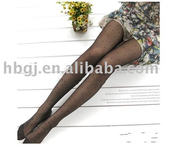small dot stockings Ultra-thin black stockings ladies'stocking sexy gift 50pcs/lot