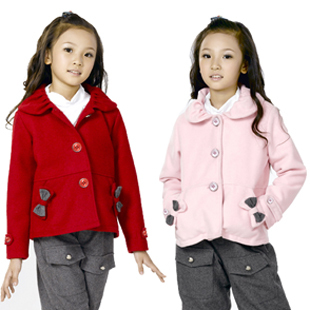 Small female child winter faux outerwear g708