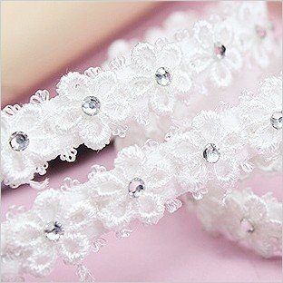 Small flowers bright diamond lace shoulder strap models / underwear with / without bra