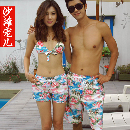 Small lovers beach pants beach pants swimming pants stk051