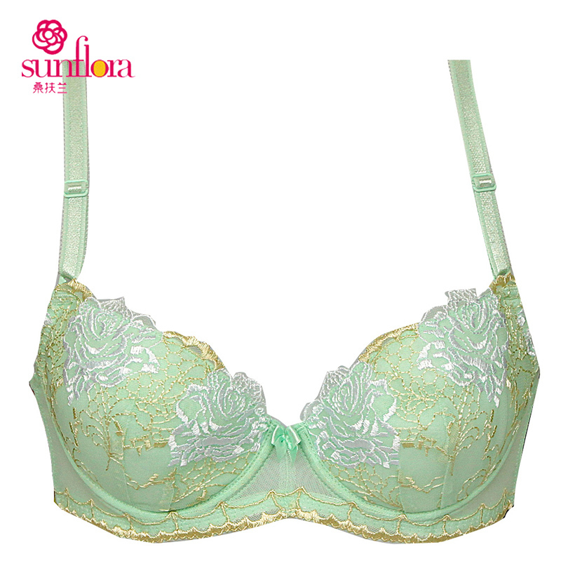 Small sun flora fresh rustic decoration lace underwear bra az805