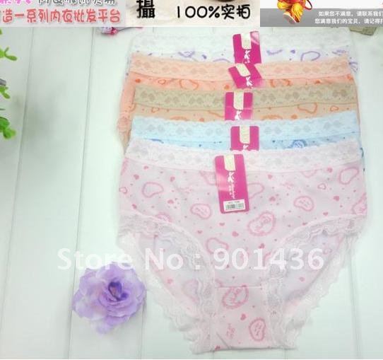 SMALL WHOLESALE-FREE SHIPPING!!! Women's underwear /Briefs+Mix order/mix color